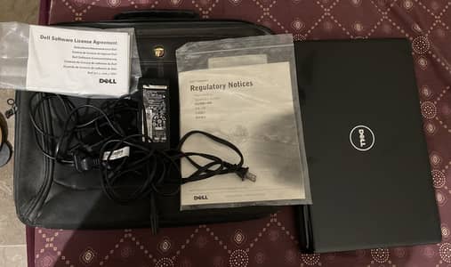 Dell inspiron i core 3 (model 1564) & Charger & Bag & Original book
