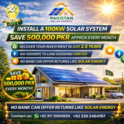 100KW Solar System for Sale | Save 5 Lakh/Month | Commercial Solar Pa