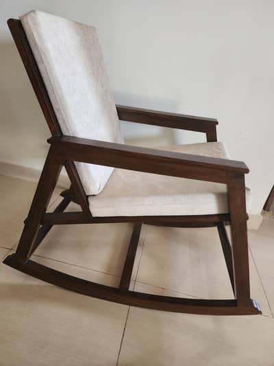 Rocking chair is available for sale in very reasonable price