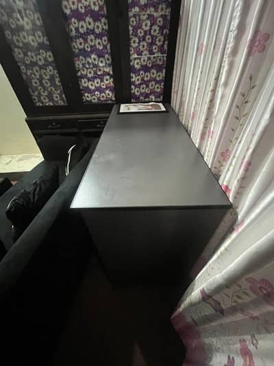 iron table wooden cabinet istare stand