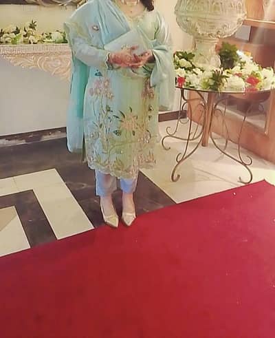 Best Designer 3 Piece Hand Work  Suit