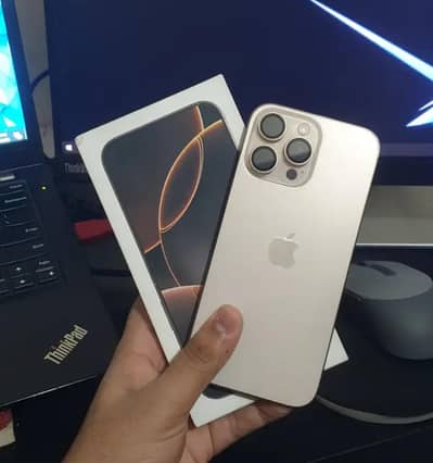 apple iphone 16 pro max jv 256 gb with box