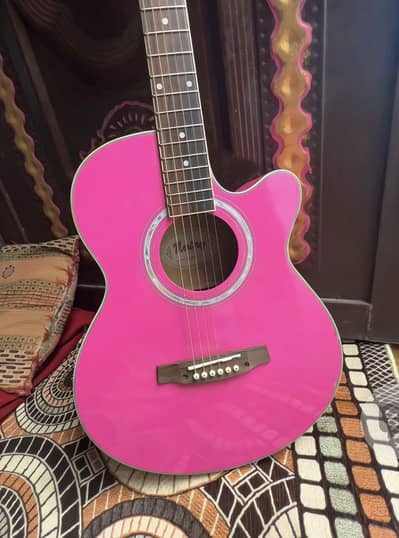 | Women | Pink Guitar |   Acoustic Professional Guitar |