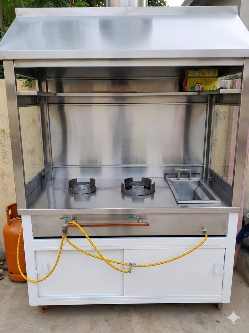 پروفیشنل کمرشل فوڈ اسٹال برائے فروخت - بہترین حالت میں 0