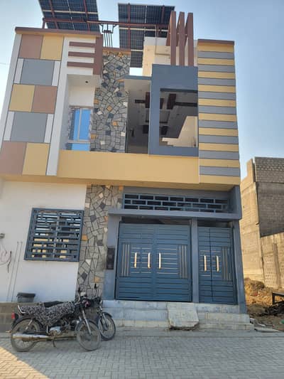 House For Sale 120-Yard Ground Plus one Gold Block North Town Residency Phase1.