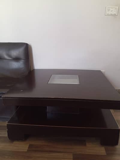 Wooden Center Table for Sale – Good Condition