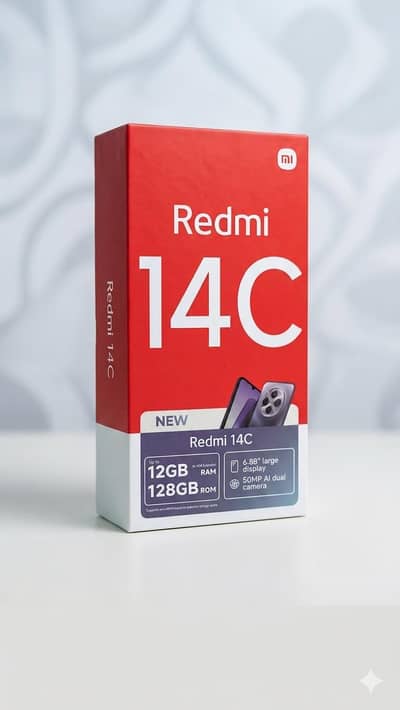 Redmi 14C Starry Blue 6+6GB 128GB – Box + Warranty