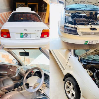Suzuki Baleno 99 model white clr for sale in excellent condition