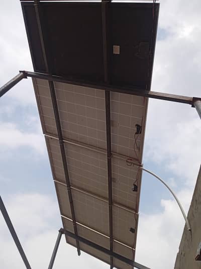 Solar pannel with inverter(crown company) full setup solar inverter