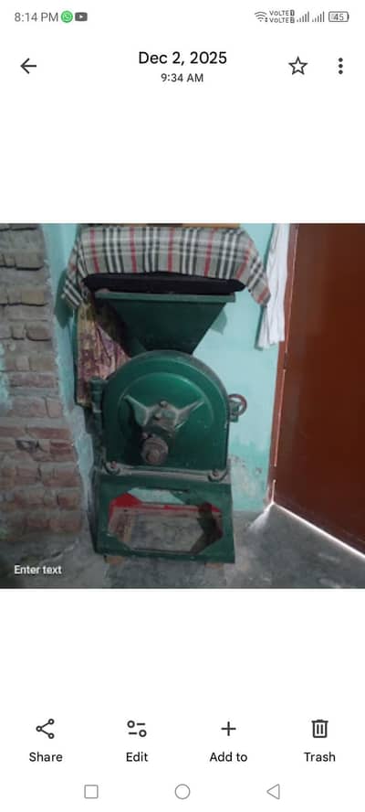Atta chakki (wheat grain machine) for sale