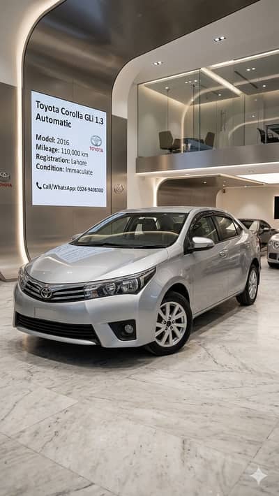 Toyota Corolla GLi 1.3 Automatic 2016