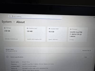 Hp elite book 830 g6