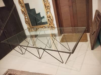Black Metal Table for Sale – Good Condition