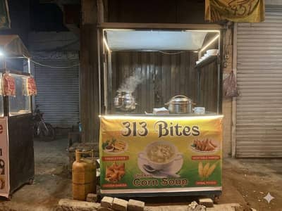 Burger Fries Stall For sale