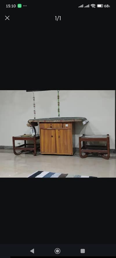 used iron n side tables