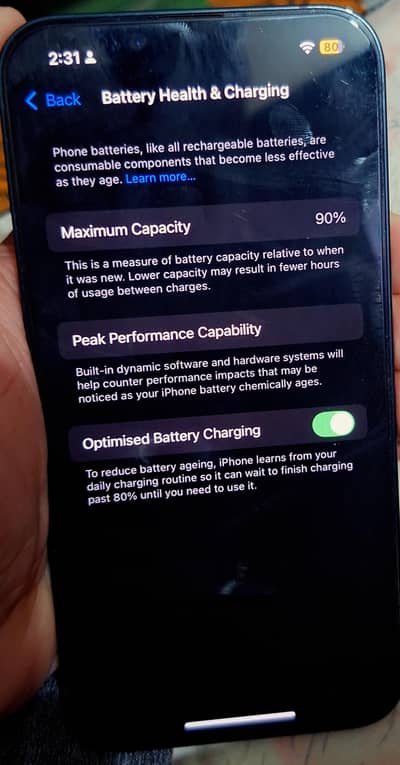 iPhone 14 JV 128GB – 90% Battery Health – Midnight Blue