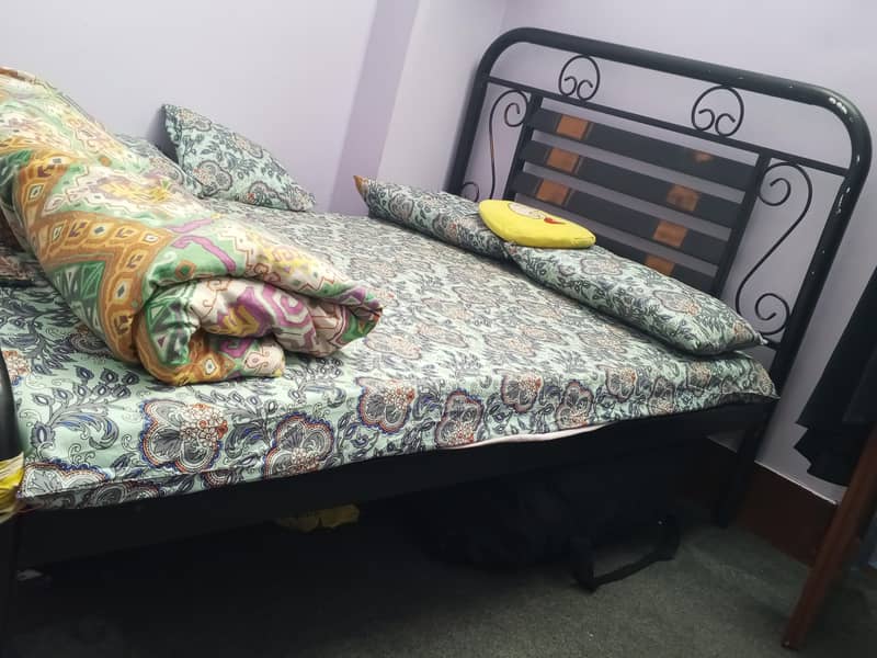 Single Iron Bed (4×6) (Without Mattress) 2