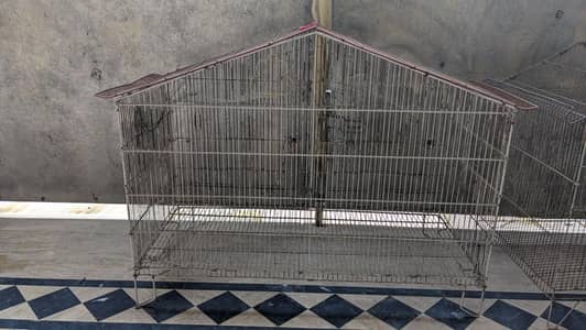 2 bird cages