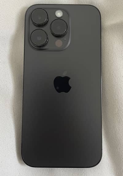 I phone 14 pro pta approved factory unlock black colour 128gb