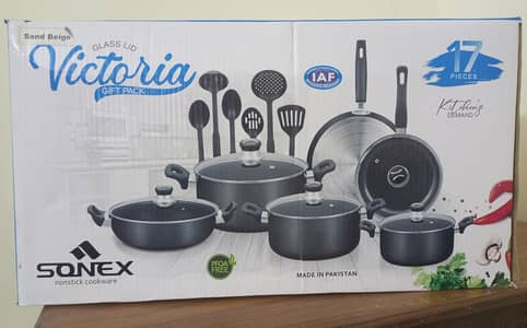 Sonex Victoria 17-piece Nonstick Cookware Set