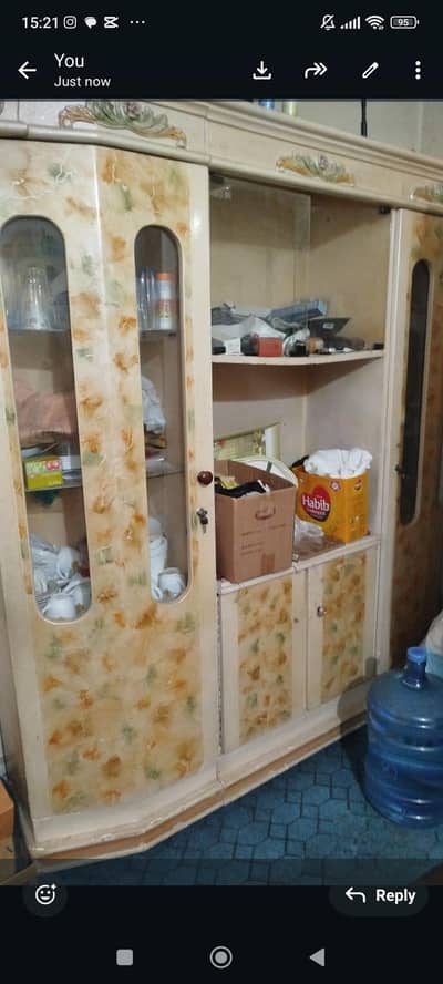 one wooden divider in good condition