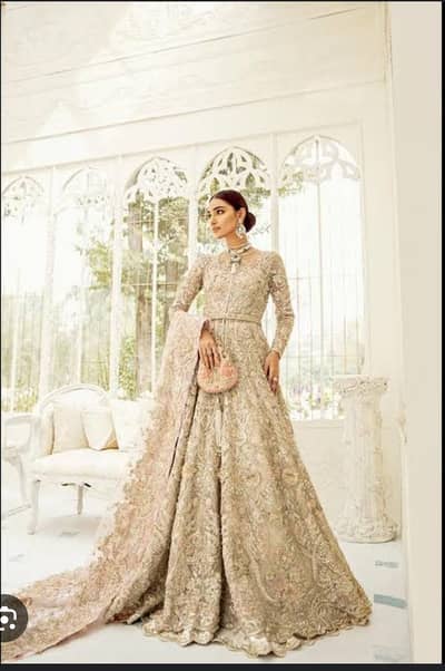 Designer Suffuse Bridal Dress – Heavy Embroidery – Like New