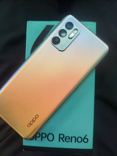 Oppo Reno 6 8GB 128GB with Box charger