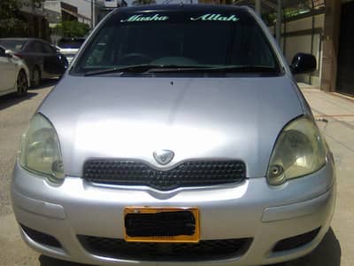TOYOTA VITZ 2002/2007 AUTOMATIC SILVER COLOUR BEHTREEN CONDITION