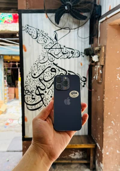 iphone 14 Pro 256GB PTA Approved Physical Esim 87 Health Gen1 Waterpac