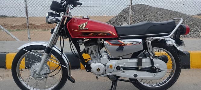 Honda CG 125 Special Edition 2021 Model Dadu Num