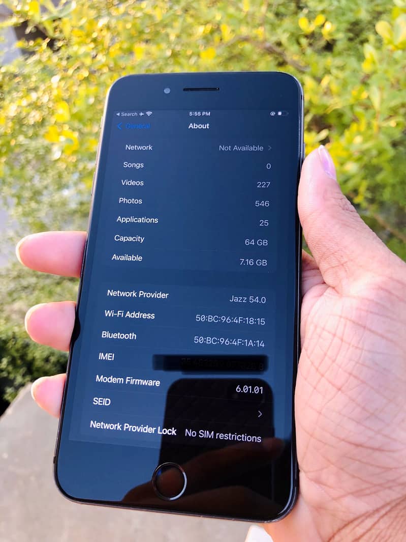 Iphone 8 plus SIM WORKING 9