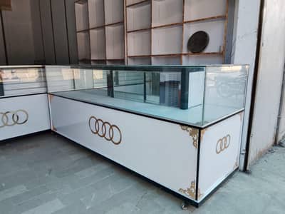 2 Piece  Display Counter – Shop Showcase for Sale ( Available)