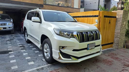 Toyota Prado 2017 Tx 7 seater sunroof beige interior