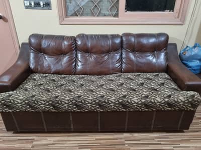 New leather sofa 7 seater