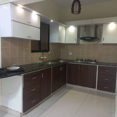 Defence DHA phase 5 badar commercial 3 bed D D apartment 2nd floor family building at good location available for rent