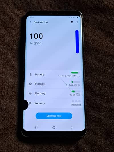 samaung s9 plus 6/128 official pta approved