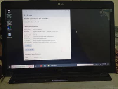 hp laptop condition used.   with charger  windows 10