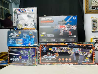 Automatic Electric Gel Blaster Guns Collections (Rechargable Guns Toy