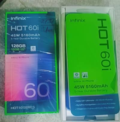 infinix hot60i6+6= 12/128  03007994125