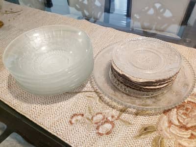 Cake set and Bowls