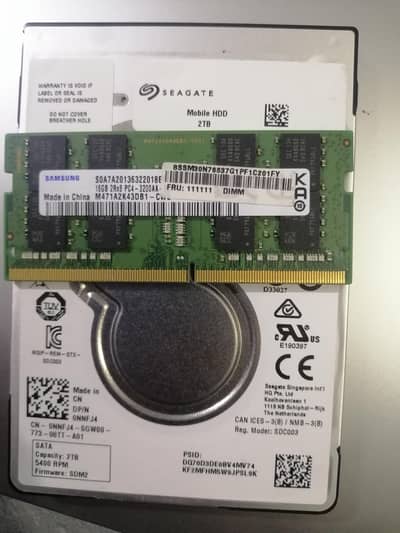 DDR4 16GB, 8GB,2Tb HDD( Read description)