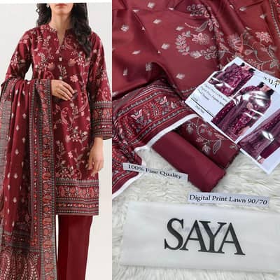 saya lawn suits 90/70