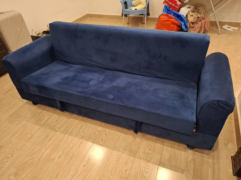 7 seater+sofa bed+table set 1