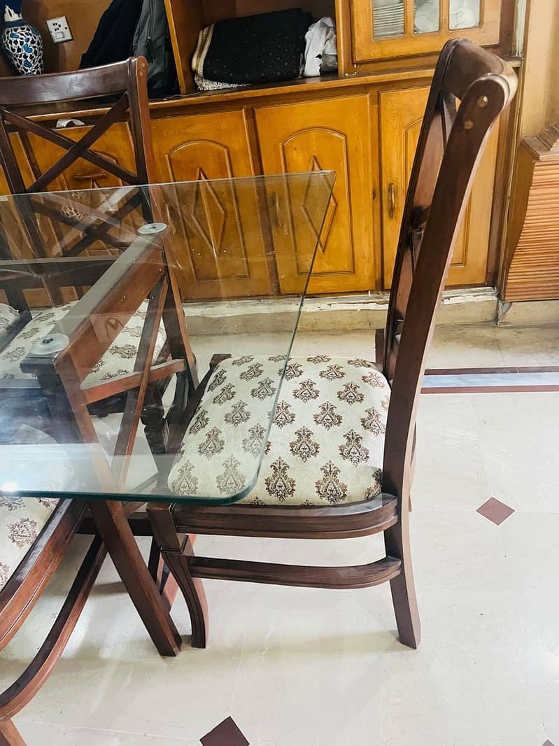 Dining Table Set (6 Chairs) – Solid & Stylish 1