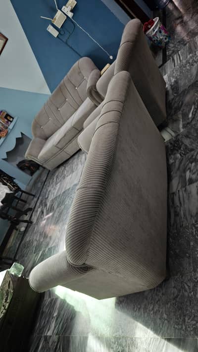 6 seater sofa set (used)