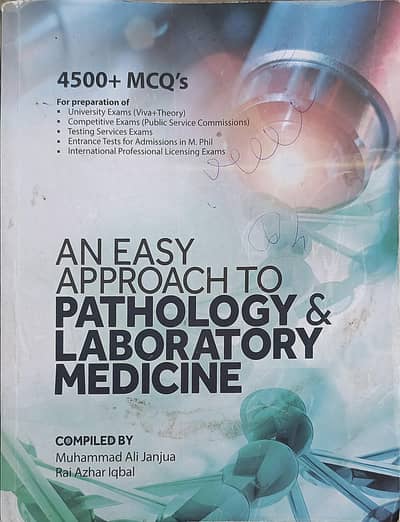 pathology and Laboratory MCQS book