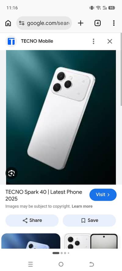 Tecno spark 40 Price 35000
