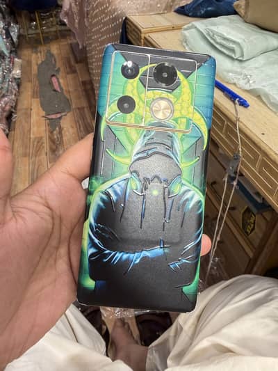 Infinix note 40 pro scratchles complete box power bank