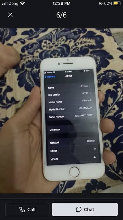 Iphone 8 pta aproved 64gb