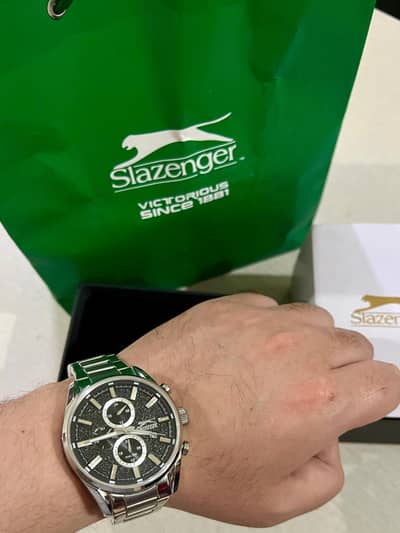 Slazenger Men’s Multifunction – Stealth Grey Dial | Stainless Steel